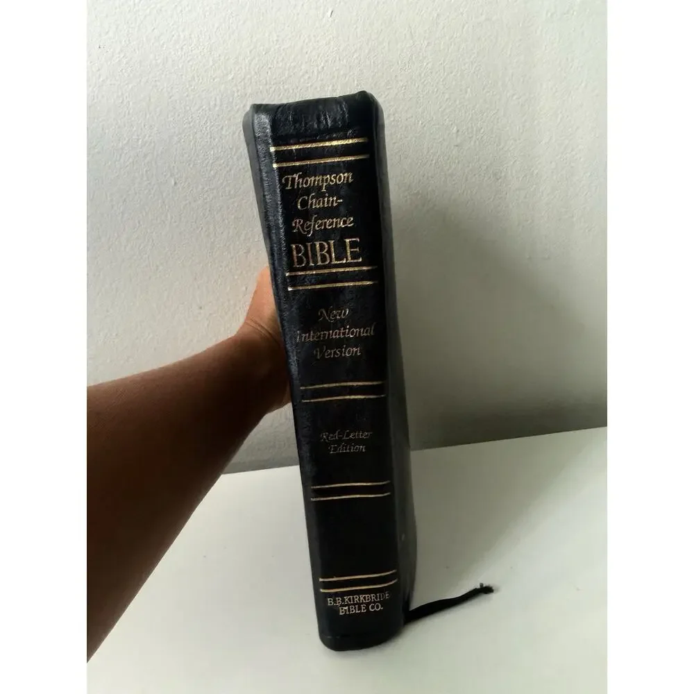 Thompson Chain Reference Bible NIV Genuine Leather Red Letter 1992 Kirkbride